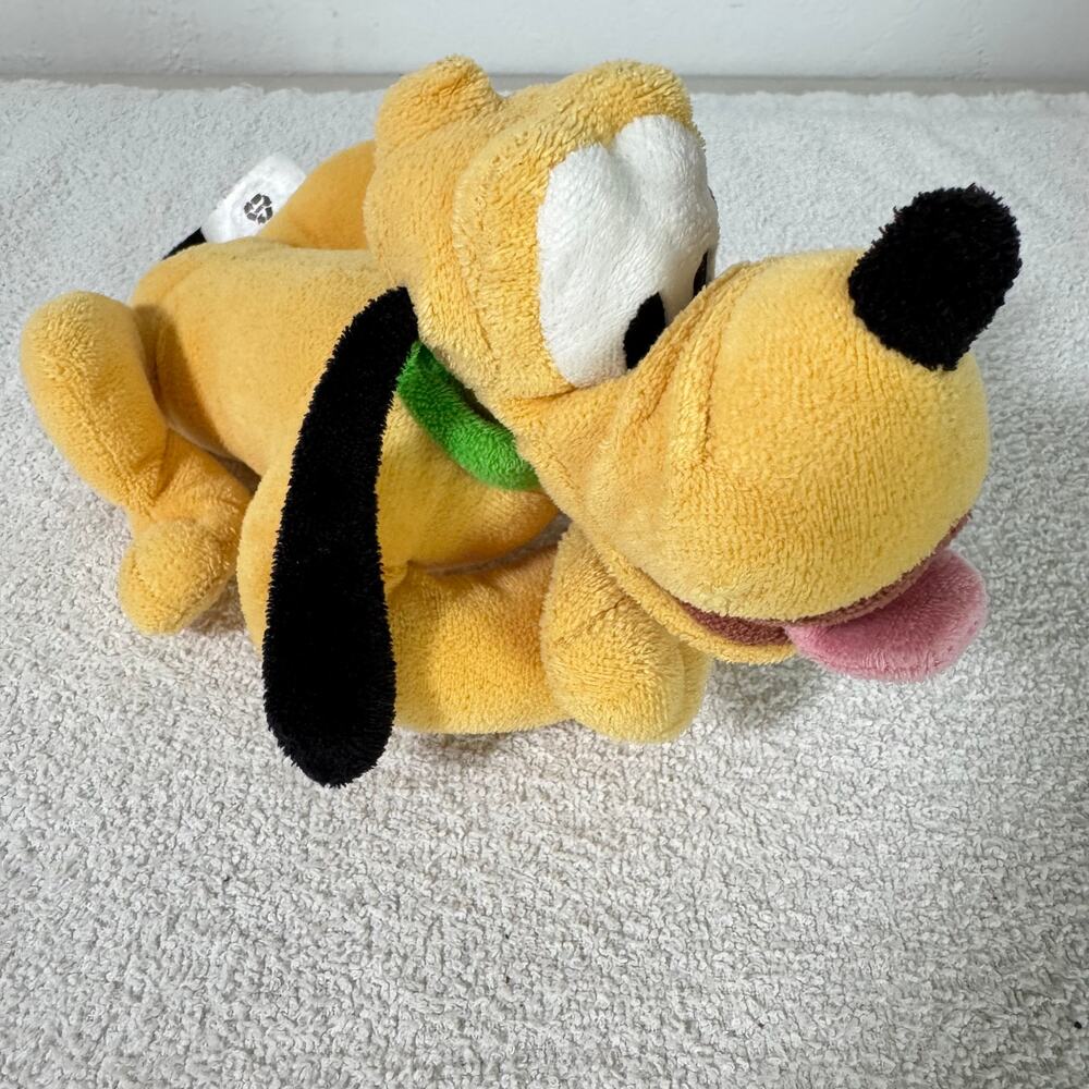 Disney Collection Pluto‎ Dog Plush Yellow Stuffed Animal Toy KD121320 8 Inch